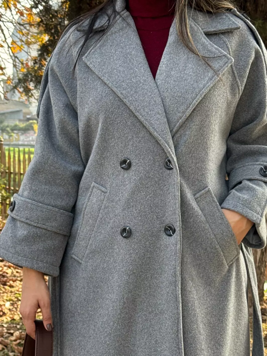 پالتو بلند آستردار نکیسا ( ارسال رایگان)